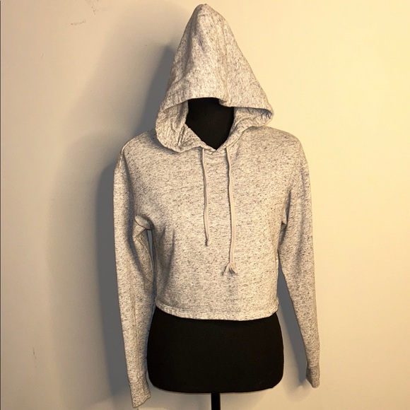 H&M Light Gray Women's Hoodie - Picture 1 of 8